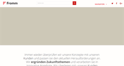 Desktop Screenshot of fromm-seminare.de