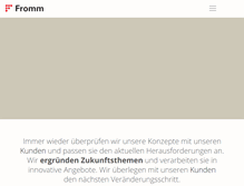 Tablet Screenshot of fromm-seminare.de